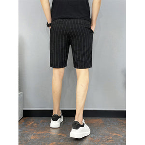 Striped Casual Slim Fit Shorts