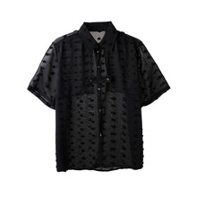 Load image into Gallery viewer, Thin Breathable Polka Dot Short Sleeve Shirt
