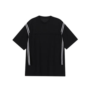 Webbing Panel Short Sleeve T-Shirt