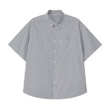 Load image into Gallery viewer, Summer Retro Plaid Short Sleeve Shirt
