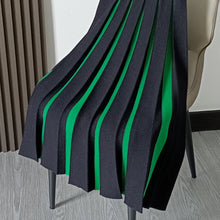 Load image into Gallery viewer, Autumn and Winter Thick Color Block Pleated Skirt
