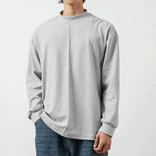 Load image into Gallery viewer, Half Turtleneck Solid Long Sleeve T-shirt
