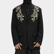 Load image into Gallery viewer, Embroidered Sequined Casual Blazer
