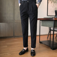 Load image into Gallery viewer, Corduroy Slim Casual Trousers
