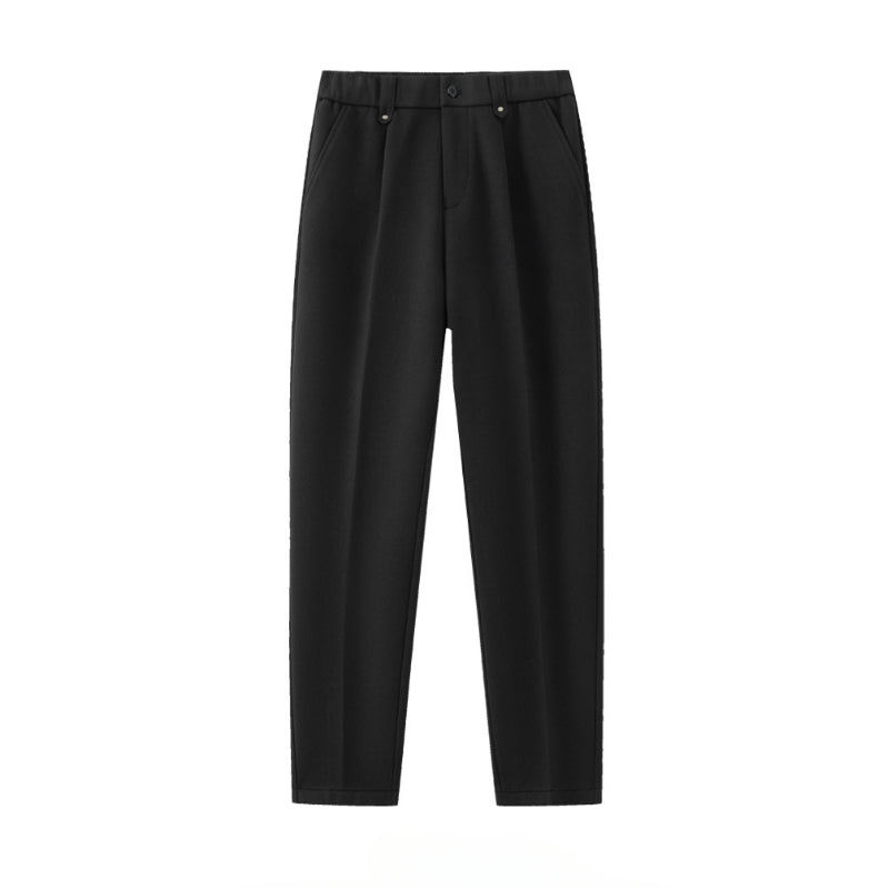 Woolen Straight Warm Casual Pants