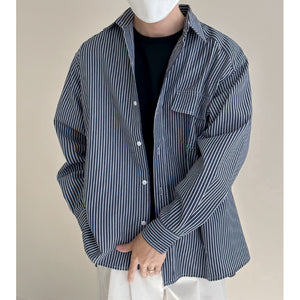 Striped Casual Loose Shirt