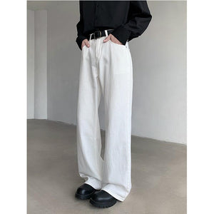 Straight Loose Casual Wide-Leg Pants