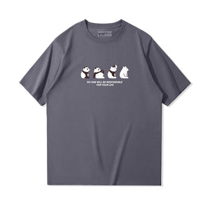 Panda Loose Casual T-Shirt