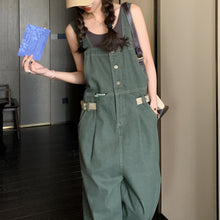 Load image into Gallery viewer, Denim Casual Wide-Leg Overalls
