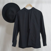 Load image into Gallery viewer, Slit Back Loose Irregular Long-sleeved Shirt
