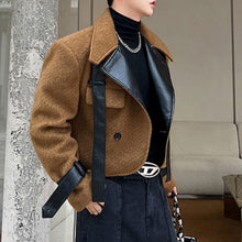 Load image into Gallery viewer, Retro Multi-wear Woolen Short Jacket
