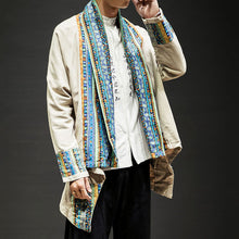 Load image into Gallery viewer, Ethnic Printed Cotton Linen Cardigan
