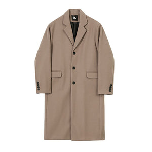 Mid-length Loose Woolen Coat