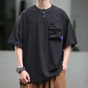 Loose Short Sleeve Dropped Shoulder T-Shirt