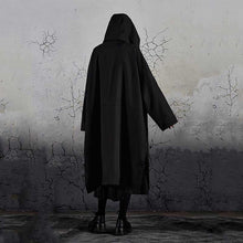 Load image into Gallery viewer, Black Loose Hooded Jacket
