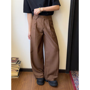 Straight Loose Wide-leg Pants