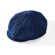 Load image into Gallery viewer, Plant Indigo Dyed Octagonal Hat
