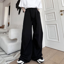 Load image into Gallery viewer, Retro Knitted Raw Edge Floor-length Sweatpants
