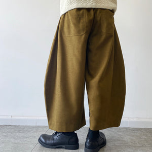 Retro Wide Leg Ninth Pants