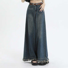 Load image into Gallery viewer, Raw Edge Vintage Wide Leg Jeans
