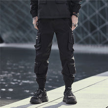 Load image into Gallery viewer, Multi-pocket Dark Skinny Pants
