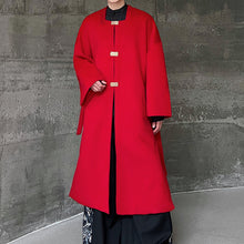 Load image into Gallery viewer, Winter Square Collar Retro Long Knee-length Woolen Coat
