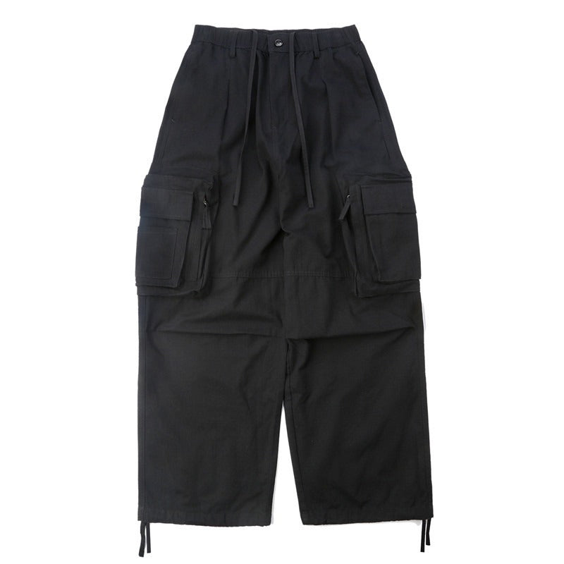 Oversized Pocket Loose Cargo Trousers