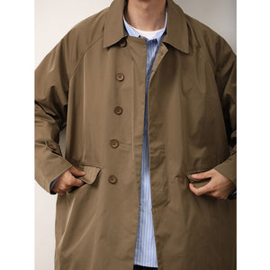 Japanese Solid Color Loose Casual Windbreaker