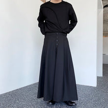 Load image into Gallery viewer, Loose High Waist Black Wide Leg Pants
