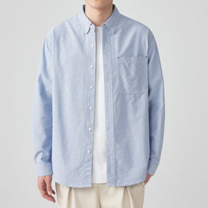 Cotton Oxford Long Sleeve Shirt