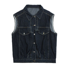 Load image into Gallery viewer, Multi-pocket Japanese Workwear Denim Vest
