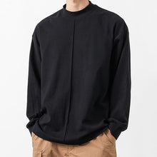 Load image into Gallery viewer, Half Turtleneck Solid Long Sleeve T-shirt
