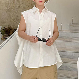 Short-sleeved Double-layer Cotton Shirt