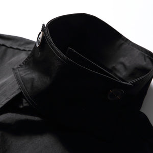 Lapel Single-side Button Windbreaker