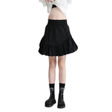 Load image into Gallery viewer, High-waisted A-line Bud Skirt
