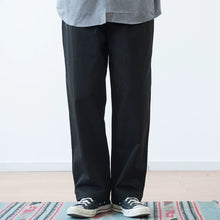 Load image into Gallery viewer, Japanese Retro Solid Loose Straight Trousers
