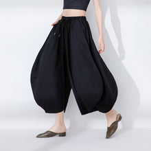 Load image into Gallery viewer, Casual Loose Wide-leg Curved Nine-point Bloomers
