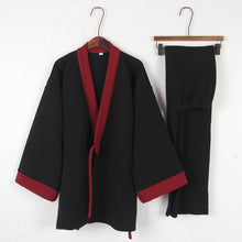 Load image into Gallery viewer, Color Block Cotton Hanfu Thickened Home Himono Zen Clothes
