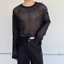 Load image into Gallery viewer, Mesh Cutout Off-shoulder Shirt
