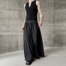 Load image into Gallery viewer, Layered Pleated Drape Wide-leg Culottes
