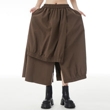 Load image into Gallery viewer, Solid Color Loose Casual A-line Culottes
