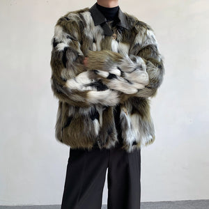 Winter Retro Faux Fur Jacket