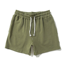 Load image into Gallery viewer, Vertical Striped Cotton Sport Home Shorts
