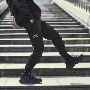 Multi-pocket Dark Skinny Pants