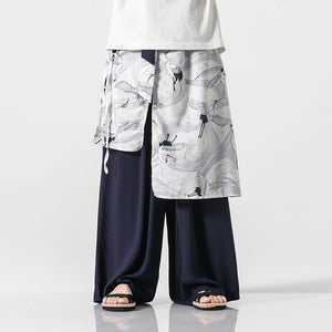 Crane Linen Wide Leg Pants