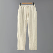 Load image into Gallery viewer, Ramie Straight Vintage Linen Pants
