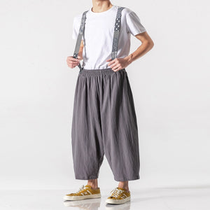 Straight-Leg Casual Loose Overalls