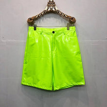 Load image into Gallery viewer, Reflective Costumes PU Leather Shorts
