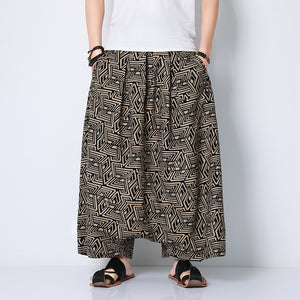 Loose Drop Crotch Harem Pants