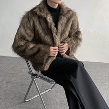 Load image into Gallery viewer, Retro Thickened Short Faux Plush Coat
